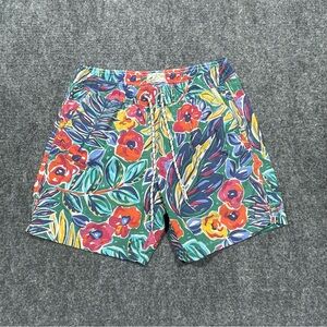 J. Crew Vintage Multicolor Floral Swim Trunks